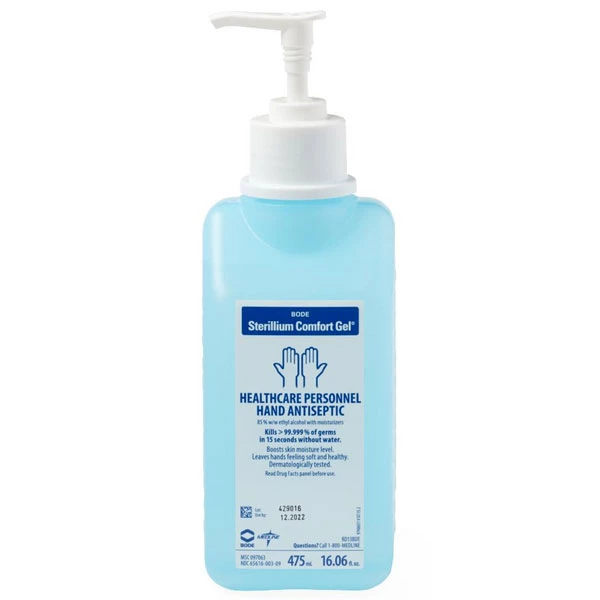 Sterillium Comfort Gel Hand Antiseptic - 475 mL Bottle with Pump. 85% Ethyl
