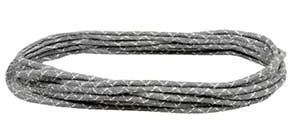 Cinta de motor de algodón Keystone, 9ʼ 6", algodón tejido sin fin de calidad de 4 capas.