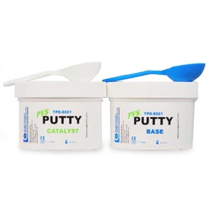 PermaSol PVS Putty Impression Material Base & Catalyst - 300 ml base and 300 ml