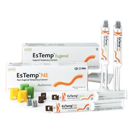 EsTemp NE EsTemp Non-Eugenol Temporary Cement. Easy mix & loss save syringe