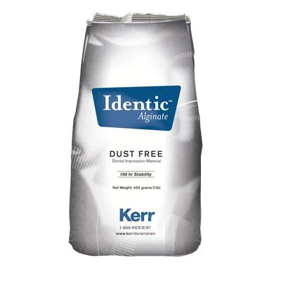Alginate Identic sin polvo, set regular - bolsa de 1 lb. Antimicrobiano, rosa.