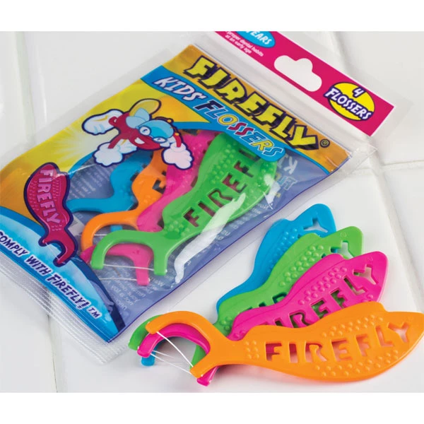 FireFly Kids Flossers 144 Packets, each containing 4 Flossers (576 Total)