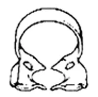 Ash A style Winged Specialty Steel Rubber Dam Clamp
