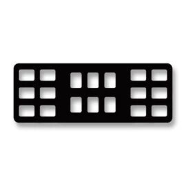 iSmile Röntgen Klar Pocket Mount 618 8H, 6V, 4BW #2 - Rinn 20-1182, 100/Stk. Hergestellt