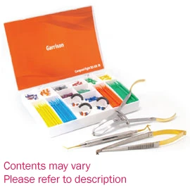 Kit de matriz seccional Composi-Tight 3D XR 3D-KSS-02 con cuña blanda, matriz.