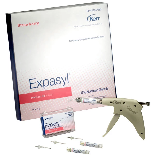 Expasyl Strawberry Premium Kit. Temporary Gingival Retraction System
