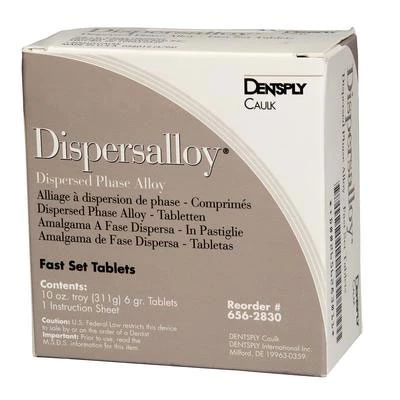 Dispersalloy Tablets, Fast Set, Packaged in 10 oz. Boxes