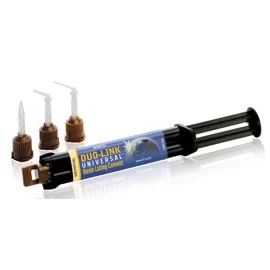 Cemento de unión de resina universal Duo-Link - Paquete de 1 jeringa dual (BLANCO LECHOSO), 1