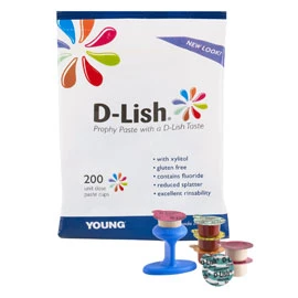 D-Lish Fine Berry Bliss паста для профгигиены 200/уп. С 1,23% фтором и ксилитом.