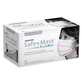 Mascarilla Safe+Mask TailorMade con lazo para la oreja PINK, barrera baja PFE >=98% a 0.1.