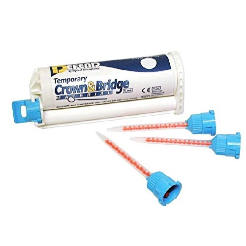 Defensor de Material de Corona y Puente Temporal Sombra A2, Cartucho de 50 ml, 10 Puntas de Mezcla.