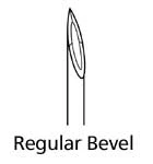 Aguja hipodérmica estéril de uso general BD de 18 gauge x 1.5" - Base de plástico rosa.
