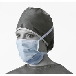 Mascarillas Quirúrgicas Estándar Medline - Con Cinta Azul 300/Caja. PFE > 98%, BFE > 97%
