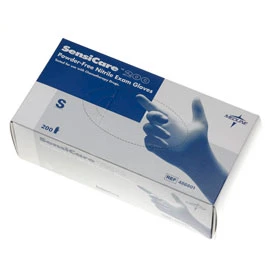 SensiCare 200 Nitrile Exam Gloves: LARGE 200/Bx. Powder-Free SensiCare 200 Nitrile Exam Gloves: LARGE 200/Bx. Powder-Free