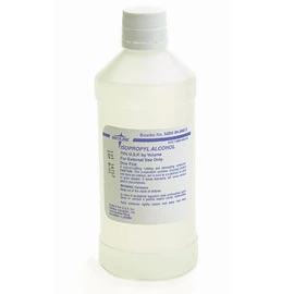 Medline Alcohol Isopropílico al 70% 16 oz. Cada uno. Limpia cortes y raspaduras menores.