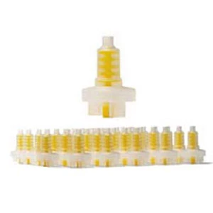 Consejos de mezcla dinámica de marca propia - Amarillo, 50/Paquete. El anillo amarillo NO está incluido.