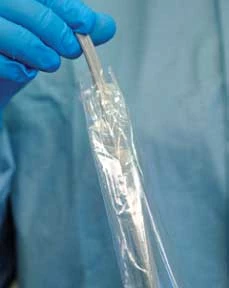 House Brand 2.5" x 10" Clear Air/Water Syringe Sleeve with Pre-Cut Opening. Box