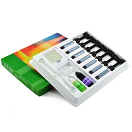 Prime-Dent Hybrid Composite 7 Spritzen-Set. VLC (sichtbare Lichtpolymerisation)
