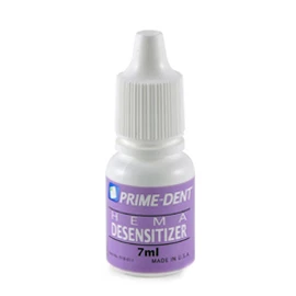 Prime-Dent Hema Desensibilizante botella de 7 ml. Contiene Hema y Benzalconio.