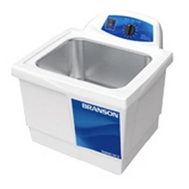 Unidad de limpieza ultrasónica de 2.5 gal, control mecánico, con temporizador.