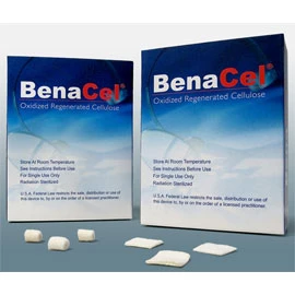 BenaCel Hemostatic Gauze 6mm x 8mm 8/Pk. Dental Dressing, Oxidized Regenerated