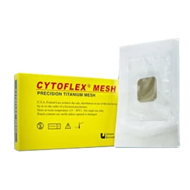 Cytoflex Mesh Precision Titanium Mesh 25 mm x 30 mm 1/Pk. Implantable Titanium