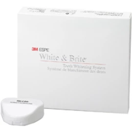 White & Brite Tooth Whitening Deluxe Kit 10% Carbamide Peroxide, Contains