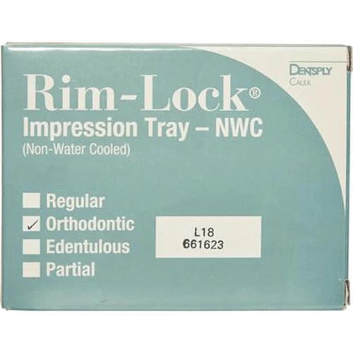 Rim-Lock #L18 Untere Vollbogen-Orthodontische feste Metall-Abdruckschale, 1/Stk