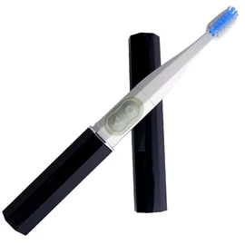 DazzlePro Sonic Pulse Travel Toothbrush BLACK - up to 28,000 Sonic Pulses