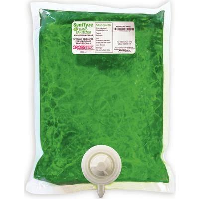 SaniTyze 1000 mL Waterless Moisturizing Antimicrobial Gel Hand Sanitizer. 62%