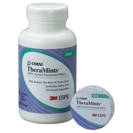 TheraMints Recarga de Mentas Endulzadas con 100% Xilitol - Sabor Menta, 1 - 520 mentas