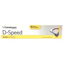 Película de rayos X intraoral Kodak #2 D-Speed 100/caja.