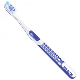 Reach Total Care Floss-Clean Toothbrush - Adult Soft 72/Pk