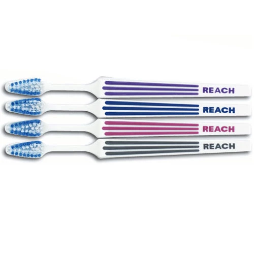 Зубная щетка Reach Advanced Design - Взрослая X-Soft Компактная 72/уп. Поднятая резина.
