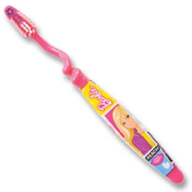 Cepillo de dientes Reach Barbie - Suave para niños 72/Paquete. Divertido diseño de Barbie que a los niños les encantará.