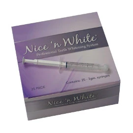 Nice-n-White 22% Carbamidperoxid Aufhellungsgel - 25 Spritzen Packung. Speziell
