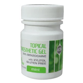 ADS Topical Anesthetic Gel - MINT, 1 oz jar. Benzocaine 20%, fast-acting ADS Topical Anesthetic Gel - MINT, 1 oz jar. Benzocaine 20%, fast-acting