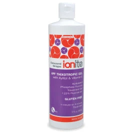 Ionite 1.23% APF Fluoride Gel - CONCORD GRAPE, 17 oz. Economical and quick