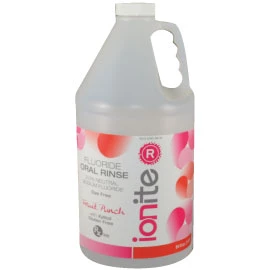 Enjuague de Fluoruro de Sodio Neutro Ionite-R - PUNCH DE FRUTA, botella de 64 oz (1.9 litros)