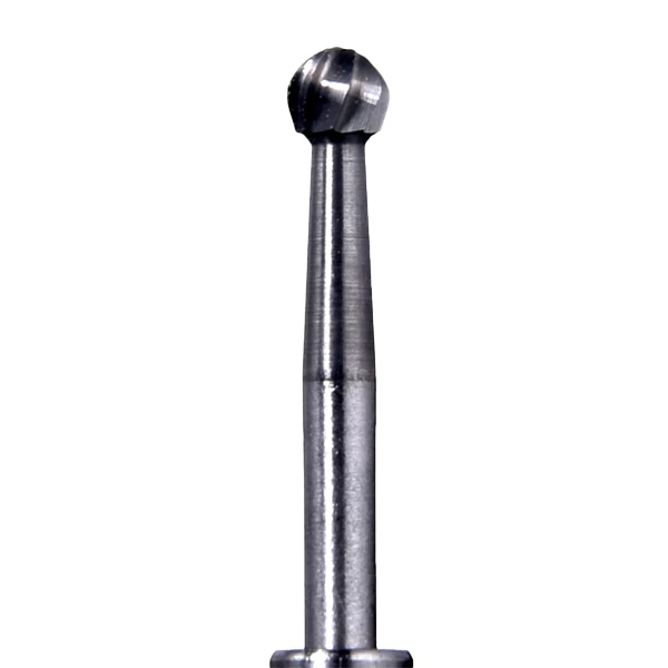 Bur de carburo redondo FG #8 de marca propia, paquete de 10.
