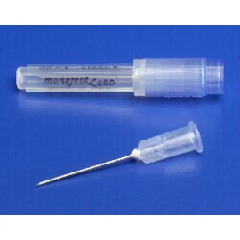 Aguja hipodérmica Monoject Rigid Pack de 22 calibres y 1-1/2" con bisel B.