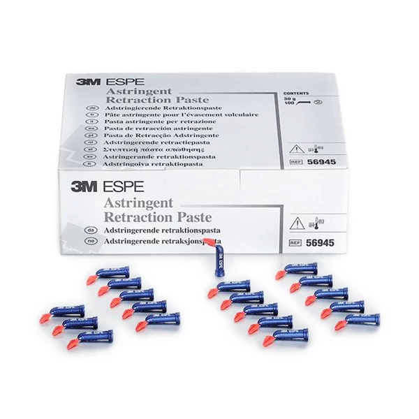 Cápsulas de retracción astringente 3M ESPE, paquete de 100. Retracción gingival.