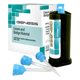 Genesis Temporary Crown & Bridge Material, Shade BW, 76 Gram Cartridge and 10