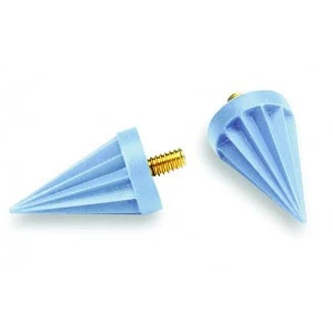 Elite Flex Prophy Pointed Polisher, Screw Type, Latex Free, Firm Blue. Box
