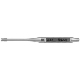 Punch de tejido manual Osung, recto, diámetro de 3.5 mm, perforación única.