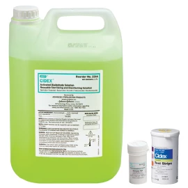 Cidex 2.4% Activated Dialdehyde Solution 1.25 Gallon Bottle. Achieves high