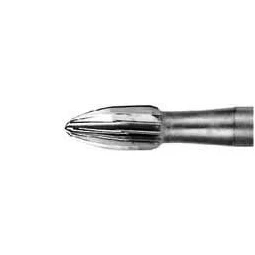 Beavers FG #7408 12 blade Egg shaped T&F bur, package of 10