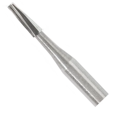Beavers FG #169 taper fissure plain carbide bur, pack of 10 burs