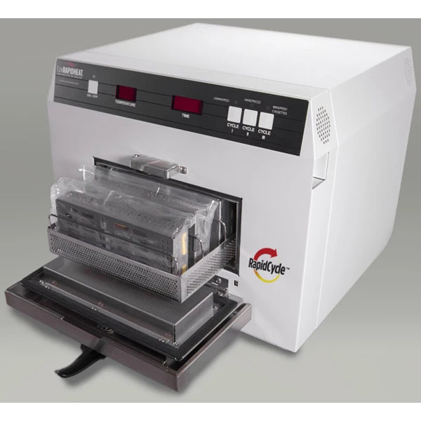 Esterilizador de Calor Seco Cox Rapid. Completa ciclos de esterilización en 6, 8 y 12 minutos.