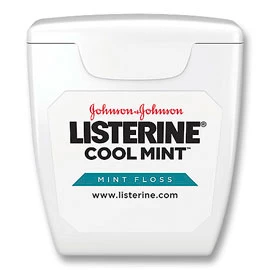 Listerine CoolMint LISTERINE Cool Mint Dental Floss - Mint Flavored, Waxed